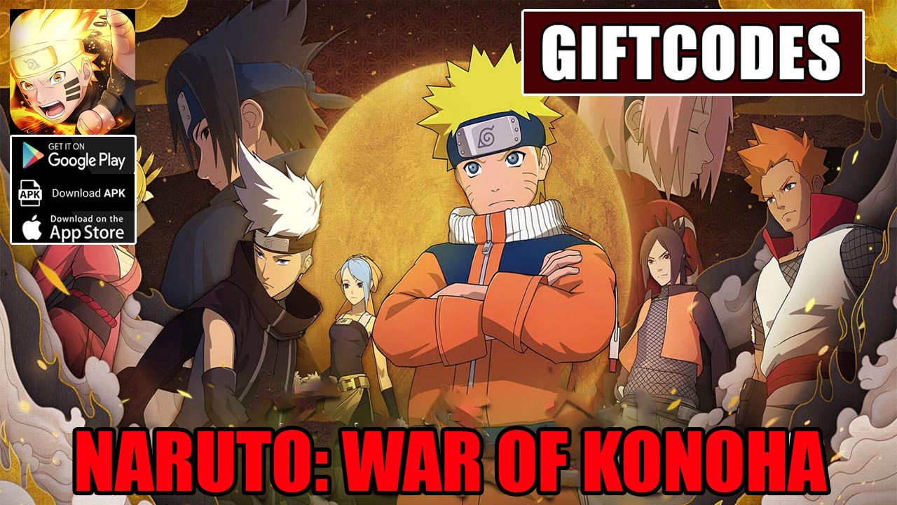 Naruto War Of Konoha Gameplay & 7 Giftcodes | Naruto War Of Konoha Mobile RPG Game