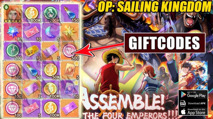 OP Sailing Kingdom & 4 Giftcodes | All Redeem Codes OP Sailing Kingdom - How To Redeem Code