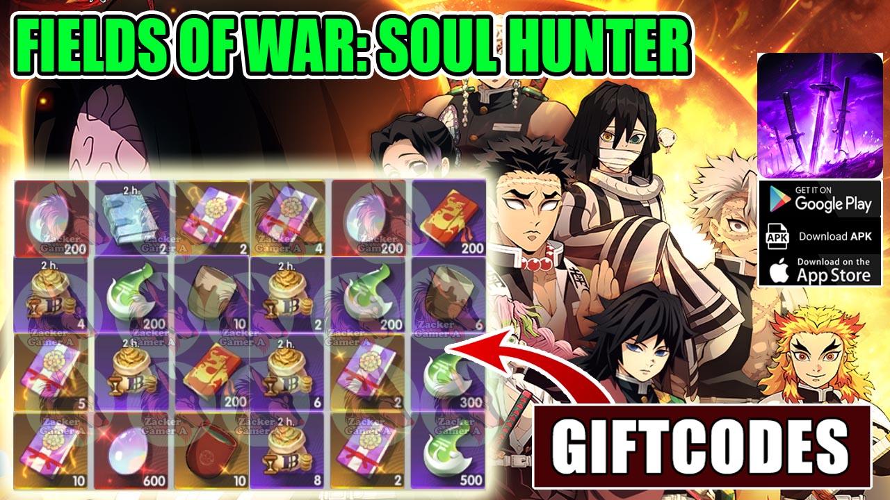 Fields Of War Soul Hunter & 10 Giftcodes | All Redeem Codes Fields Of War Soul Hunter - How To Redeem Code