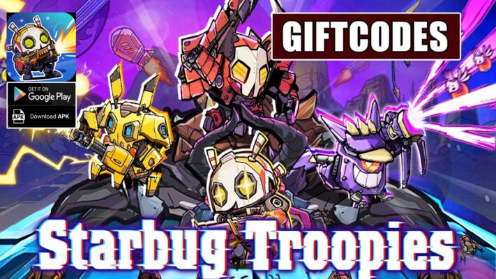 Starbug Troopies Gameplay & 3 Giftcodes Android | Starbug Troopies Mobile Game by 9RING